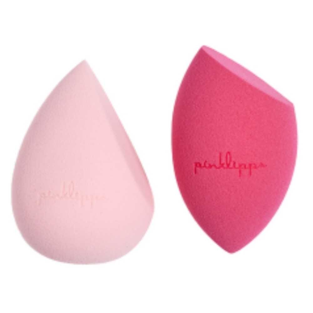 Pinklipps cosmetics 2 piece flawless microfiber beauty blender sponge set